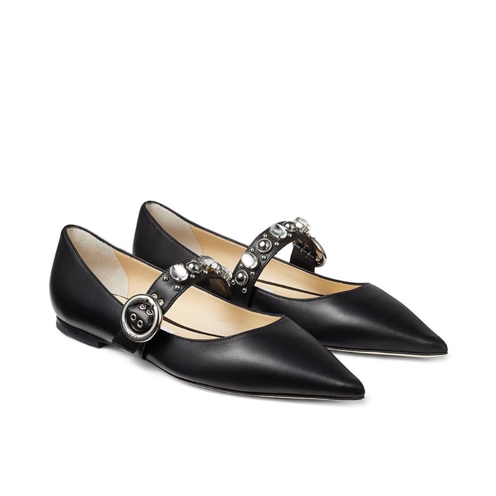 Leather ballerinas